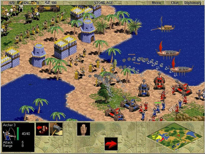 Age of Empires Screenshot (Official website): Under Siege