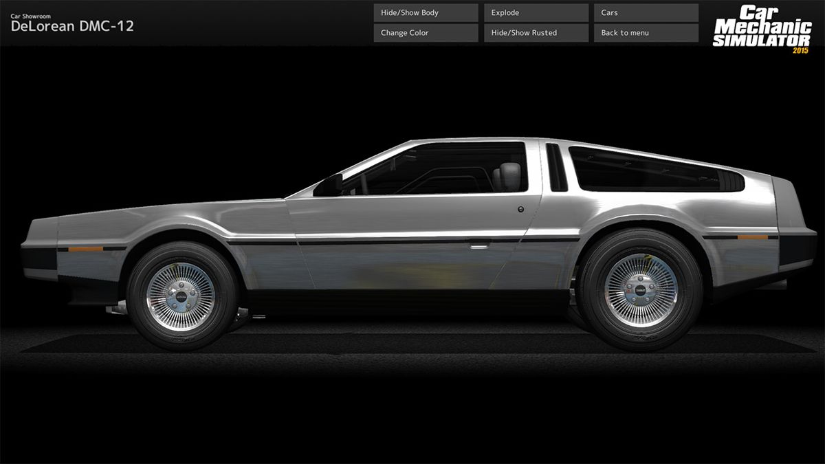 Car Mechanic Simulator 2015: DeLorean Screenshot (Steam)