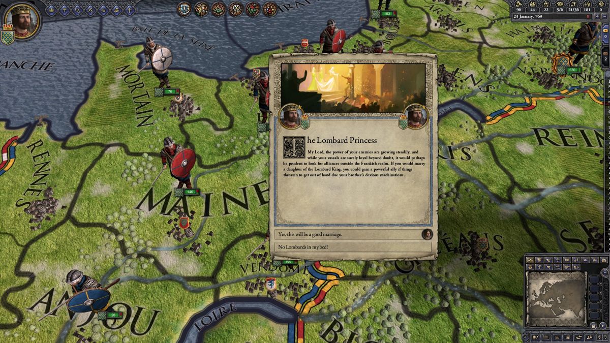 Crusader Kings II: Charlemagne Screenshot (Steam)