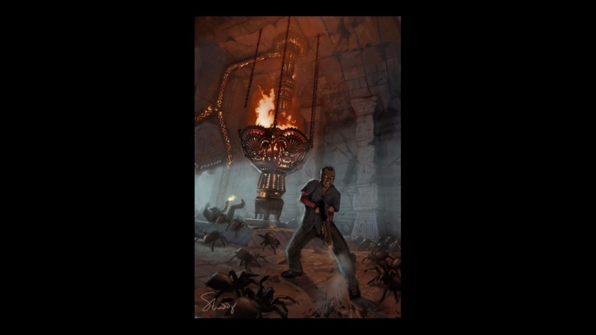 Uncharted: The Nathan Drake Collection Concept Art (Uncharted 1 - in game reward bonus gallery)