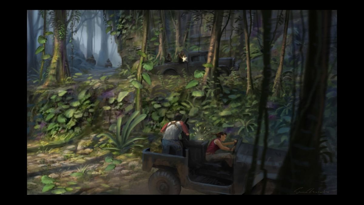 Uncharted: The Nathan Drake Collection Concept Art (Uncharted 1 - in game reward bonus gallery)
