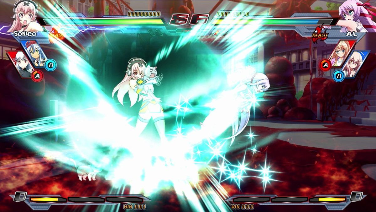 Nitroplus Blasterz: Heroines Infinite Duel Screenshot (PlayStation.com (PS3))