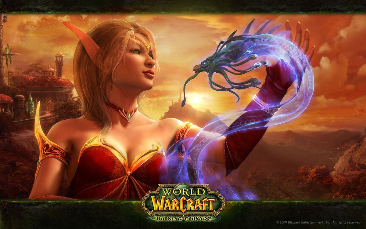 World of WarCraft: The Burning Crusade Wallpaper (Official Website): 1280x800