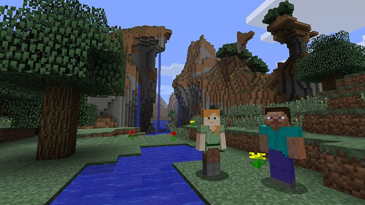 Minecraft: Wii U Edition official promotional image - MobyGames