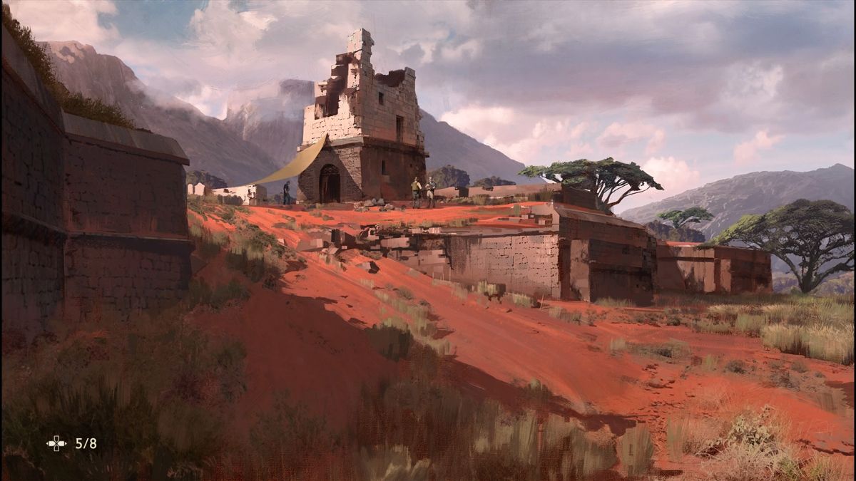 Uncharted 4: A Thief's End Concept Art (In game reward bonus gallery)
