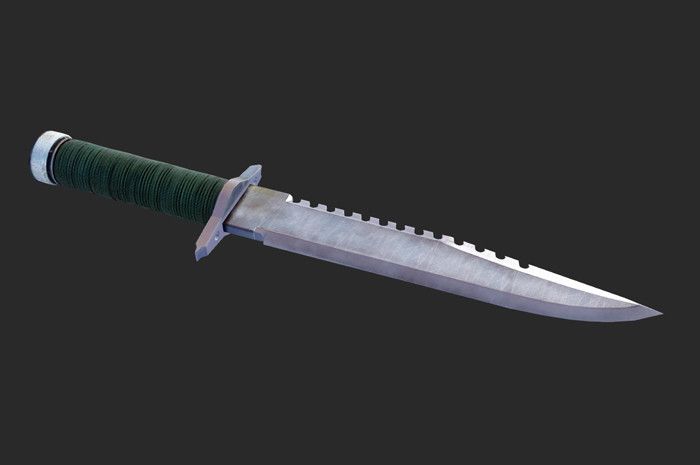 Rambo: The Video Game Render (Official Web Site (2016)): Rambo First Blood Knife