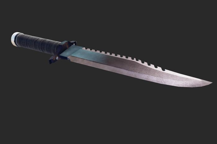 Rambo: The Video Game Render (Official Web Site (2016)): Rambo First Blood II Knife
