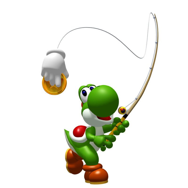 Mario Party Render (Official Press Kit - Renders and Cover Art): Yoshi
