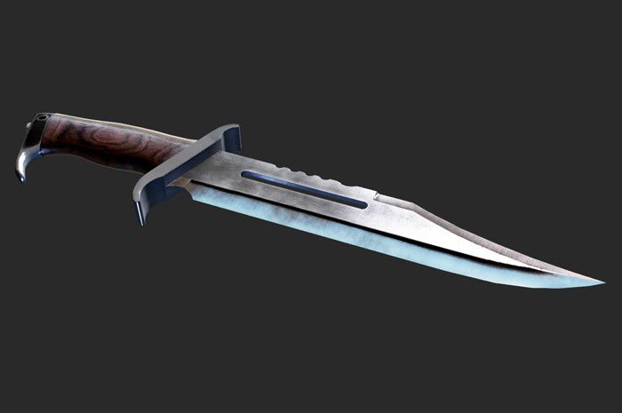 Rambo: The Video Game Render (Official Web Site (2016)): Rambo III Knife
