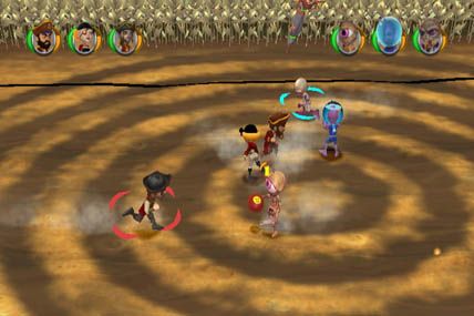 Pirates vs. Ninjas Dodgeball Screenshot (Nintendo.com)