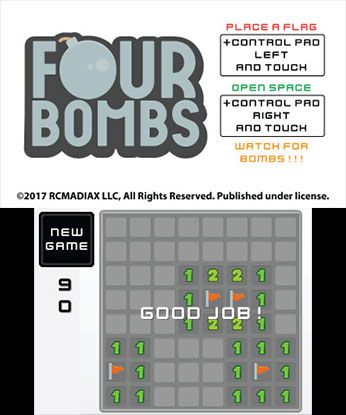 Four Bombs Screenshot (Nintendo.com)