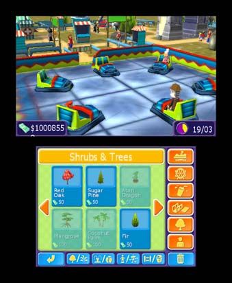 RollerCoaster Tycoon 3D Screenshot (Nintendo.com)