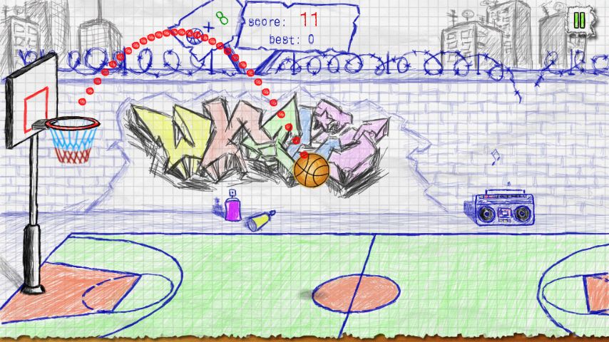Doodle Basketball Screenshot (Google Play)