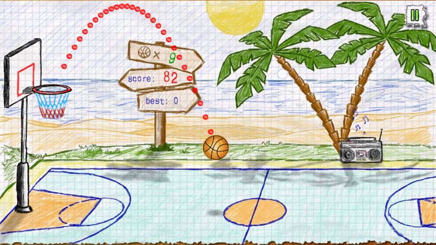 Doodle Basketball Screenshot (Google Play)