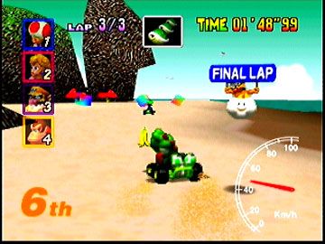 Mario Kart 64 Screenshot (Screenshots from Nintendo.com)