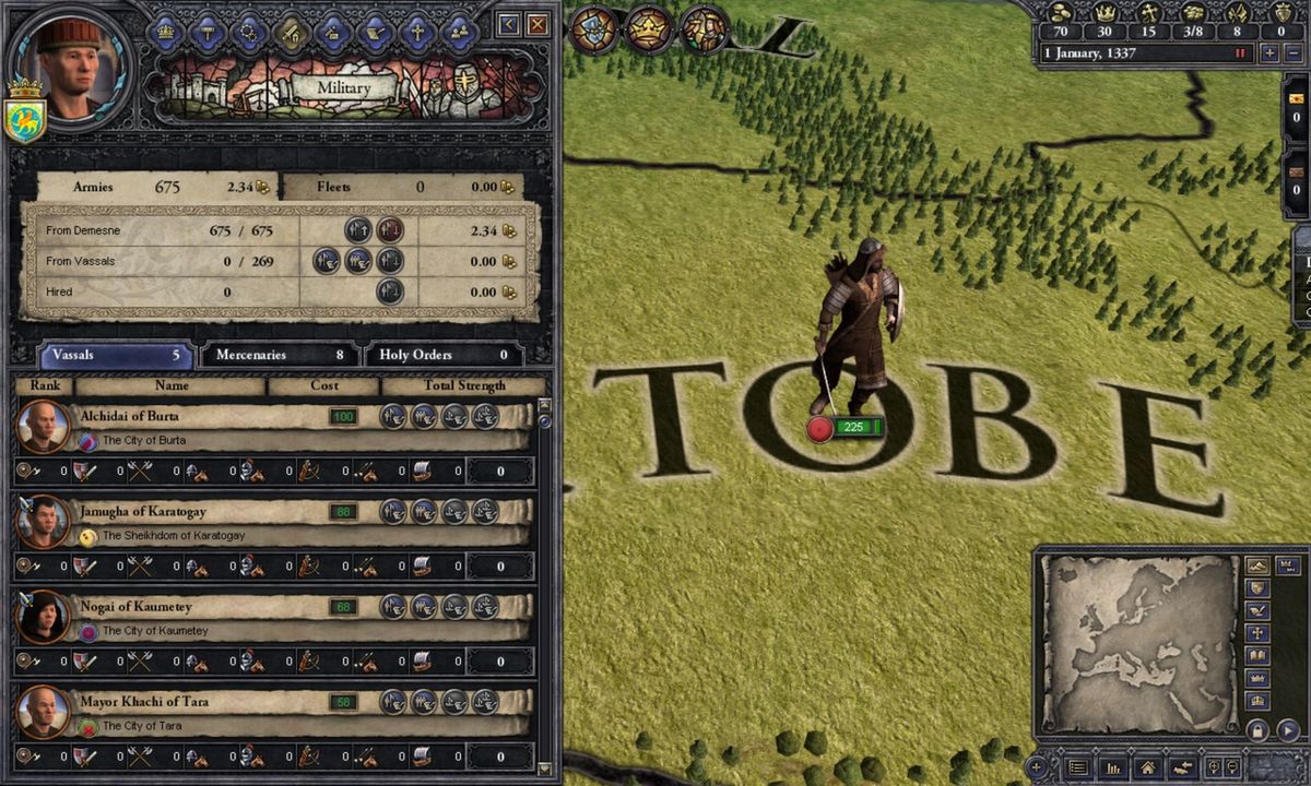 Crusader Kings II: Mongol Faces Screenshot (Steam)