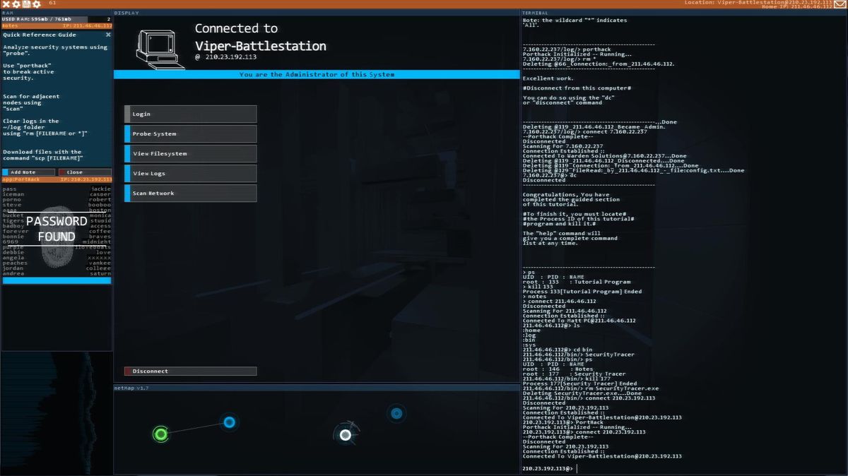 Hacknet Screenshot (Steam)