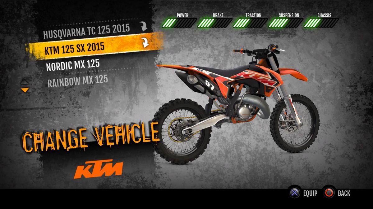 MX vs. ATV Supercross Encore: 2015 KTM 125 SX Screenshot (Steam)