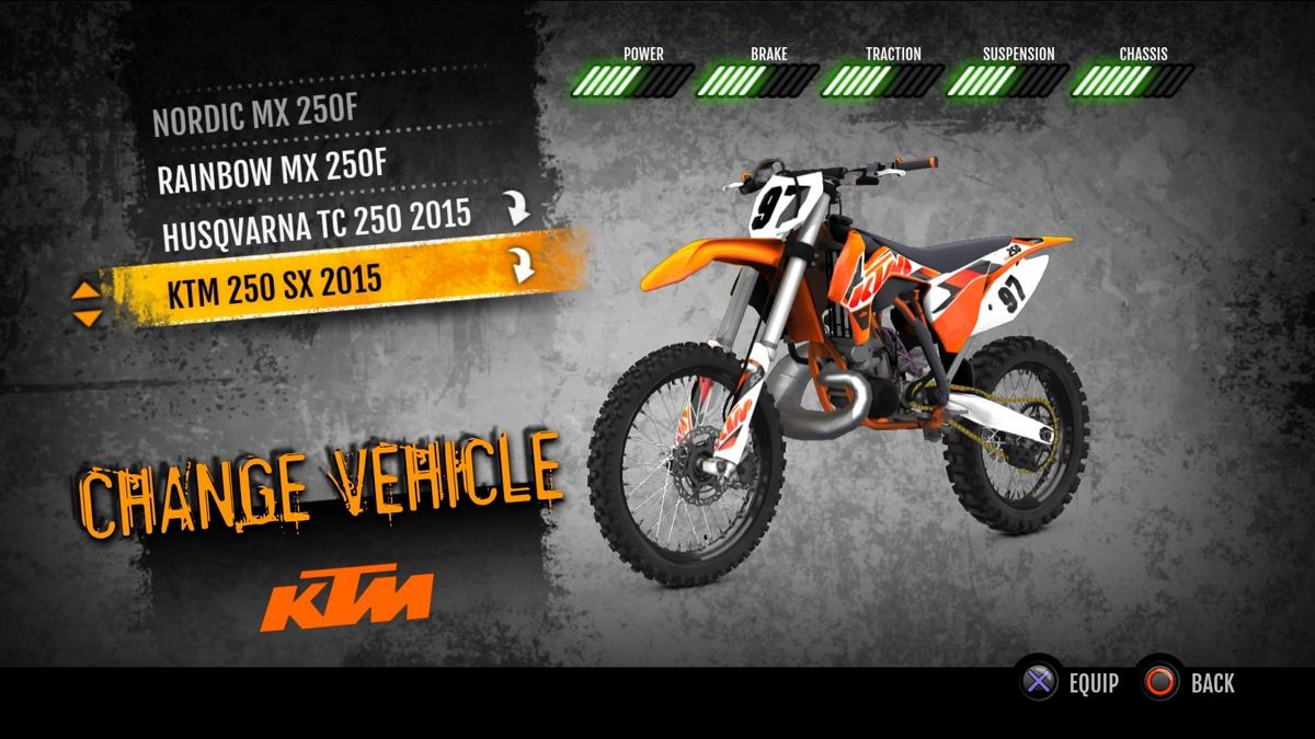 MX vs. ATV Supercross Encore: 2015 KTM 250 SX MX Screenshot (Steam)