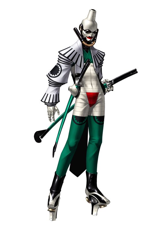 Persona 2: Eternal Punishment Concept Art (Official Press Kit - Character Art - Personas): Odysseus