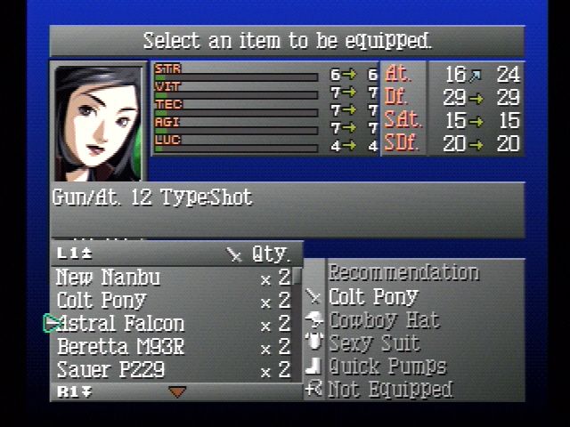 Persona 2: Eternal Punishment Screenshot (Official Press Kit - Manual Screenshots)
