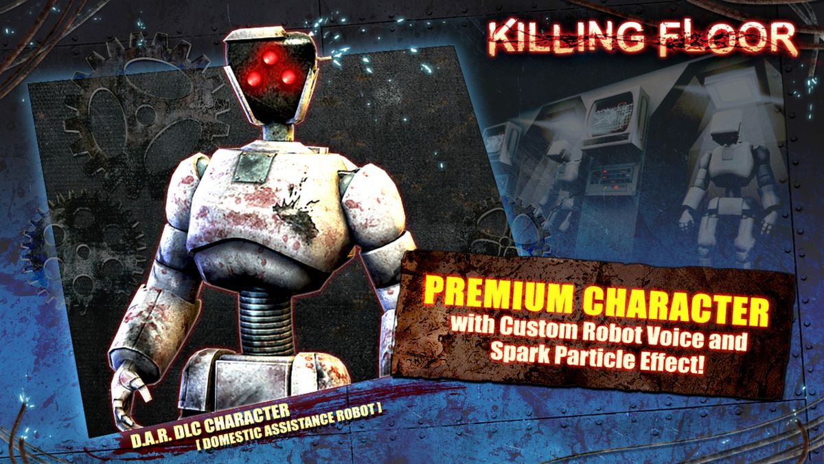 Killing Floor: D.A.R. DLC Character (Domestic Assistance Robot) Screenshot (Steam)