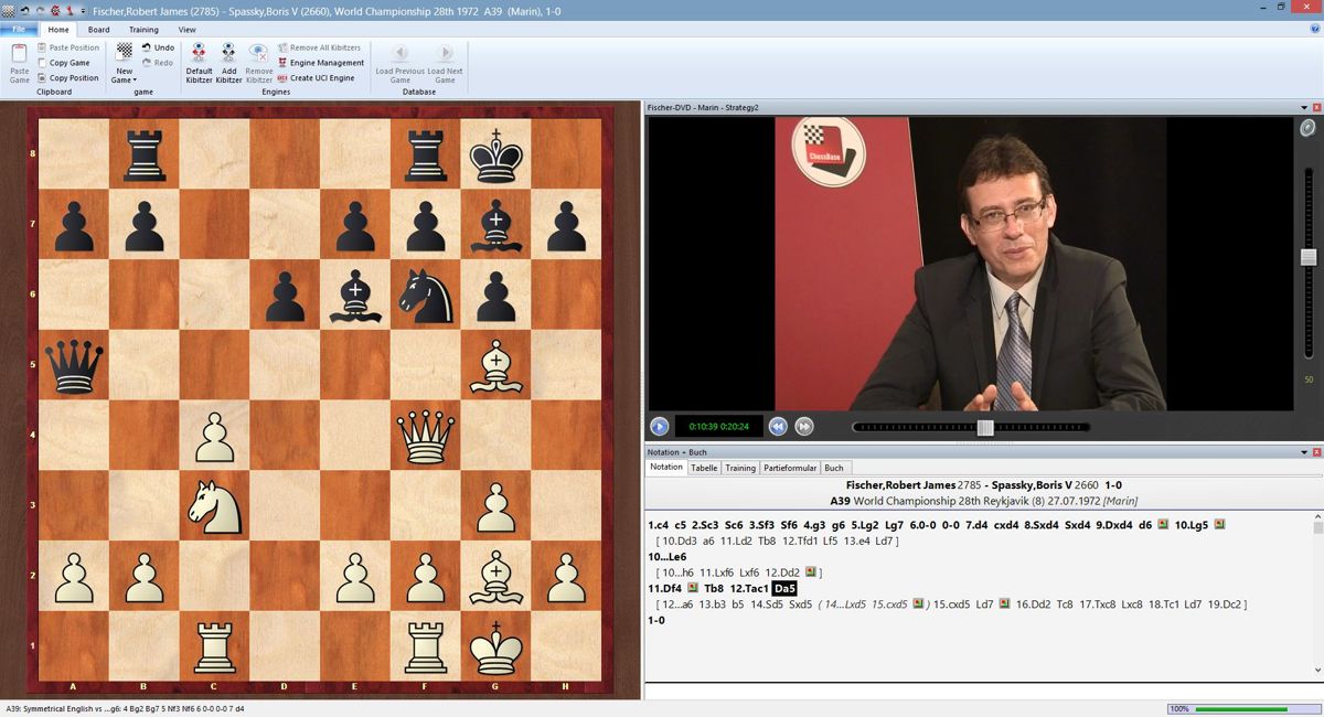 Fritz for Fun 13: Masterclass Vol.1 - Bobby Fischer Screenshot (Steam)