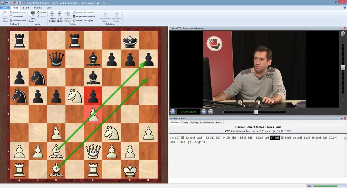 Fritz 14: Masterclass Vol.1 - Bobby Fischer Screenshot (Steam)