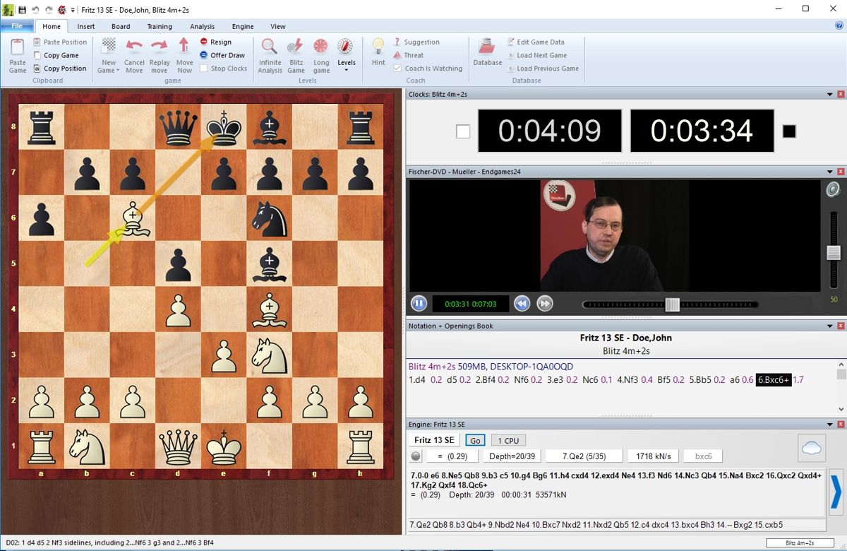 Fritz 14: Masterclass Vol.1 - Bobby Fischer Screenshot (Steam)