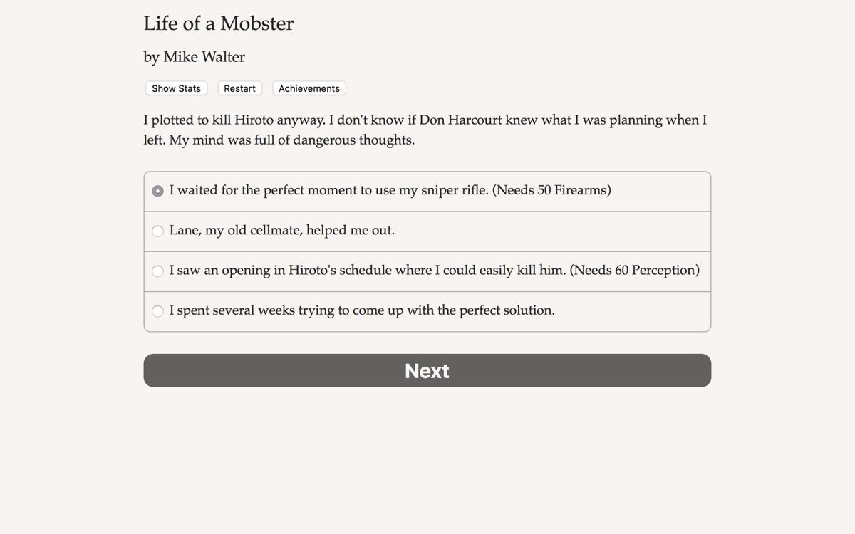 Life of a Mobster Screenshot (Steam)