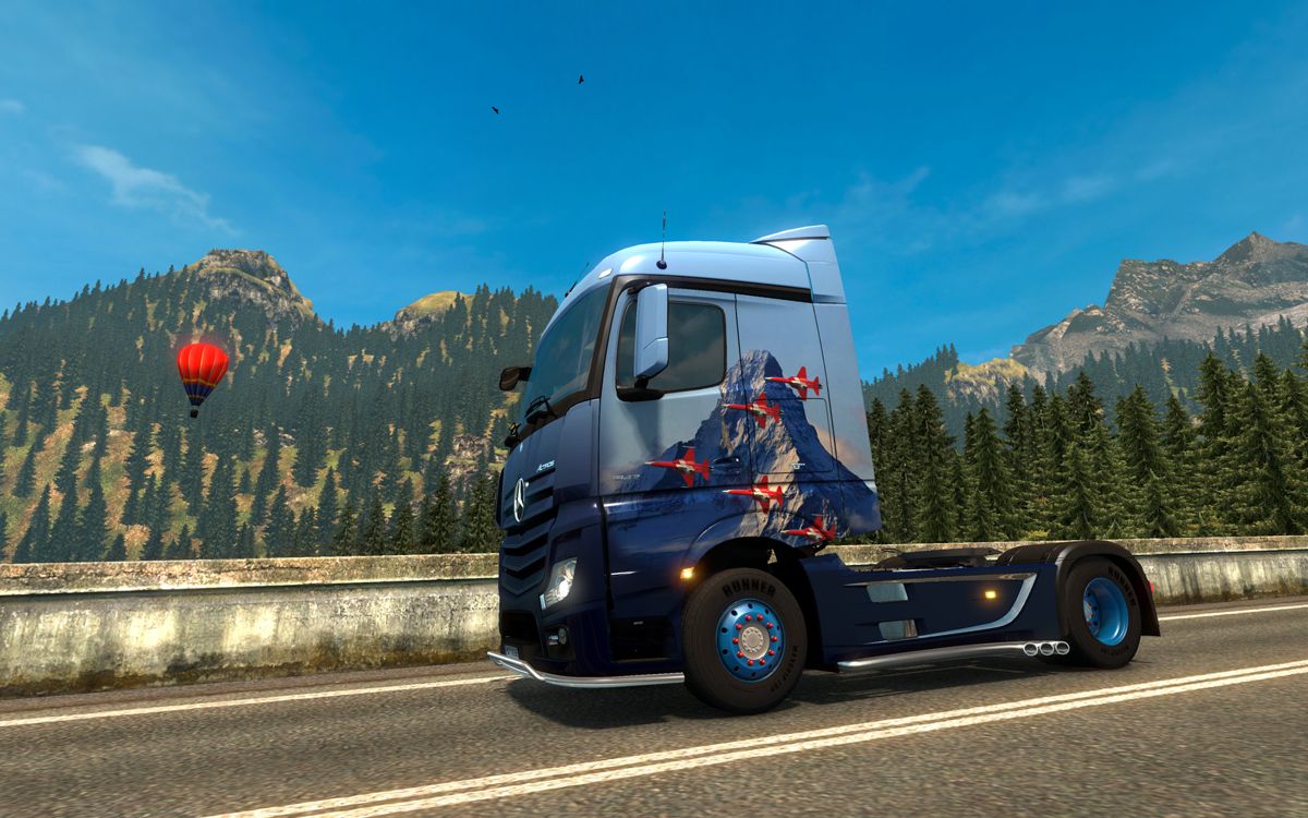 Euro Truck Simulator 2: Swiss Paint Jobs Screenshot (Steam)