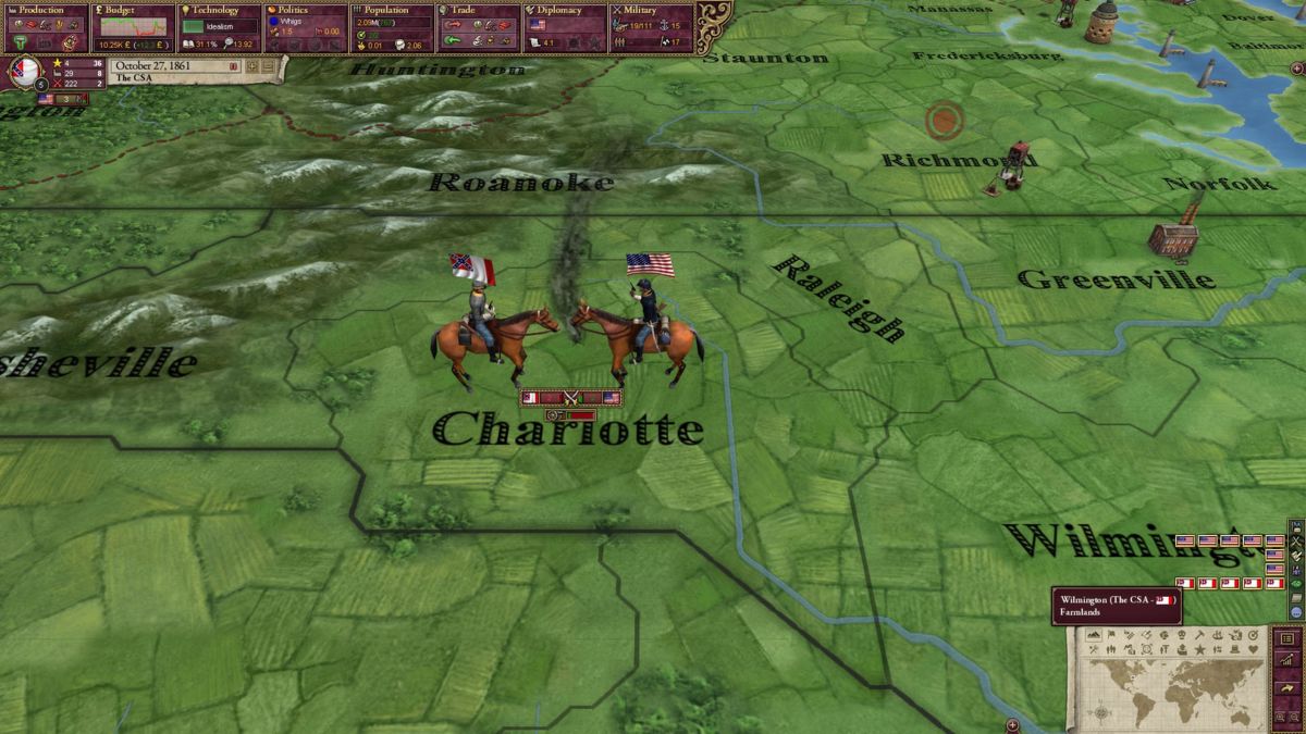 Victoria II: A House Divided - American Civil War Spritepack Screenshot (Steam)