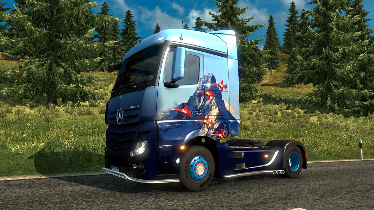 Euro Truck Simulator 2: Swiss Paint Jobs Screenshot (Steam)