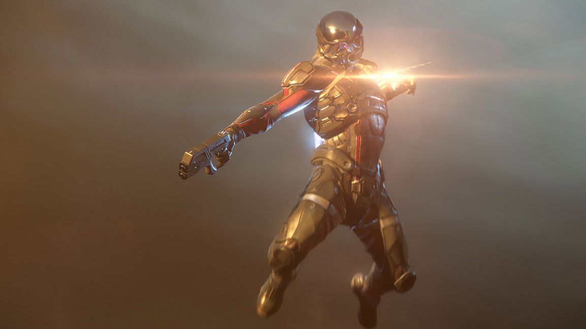 Mass Effect: Andromeda Screenshot (xbox.com): Jumping into battle