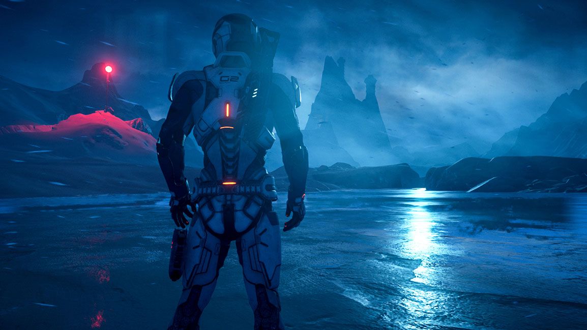 Mass Effect: Andromeda Screenshot (xbox.com): Exploring a dark planet