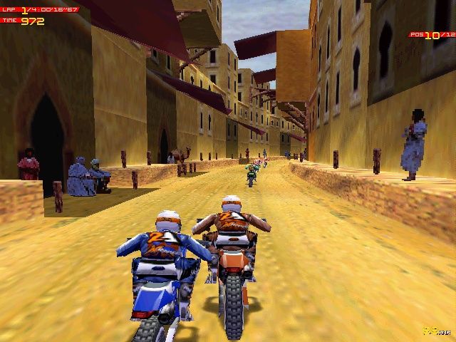 Moto Racer 2 Screenshot (Electronic Arts E3 1998 Press Kit): Desert