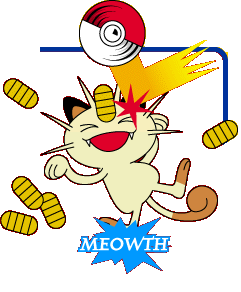 Pokémon Pinball Render (Official Game Pages - Pokémon.com): Meowth Hovered over
