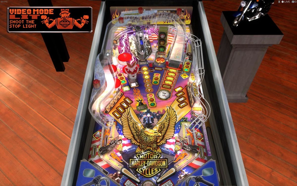 Stern Pinball Arcade: Harley Davidson Screenshot (Steam)