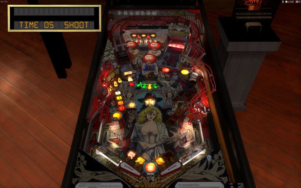 Stern Pinball Arcade: Phantom of the Opera Screenshot (Steam)