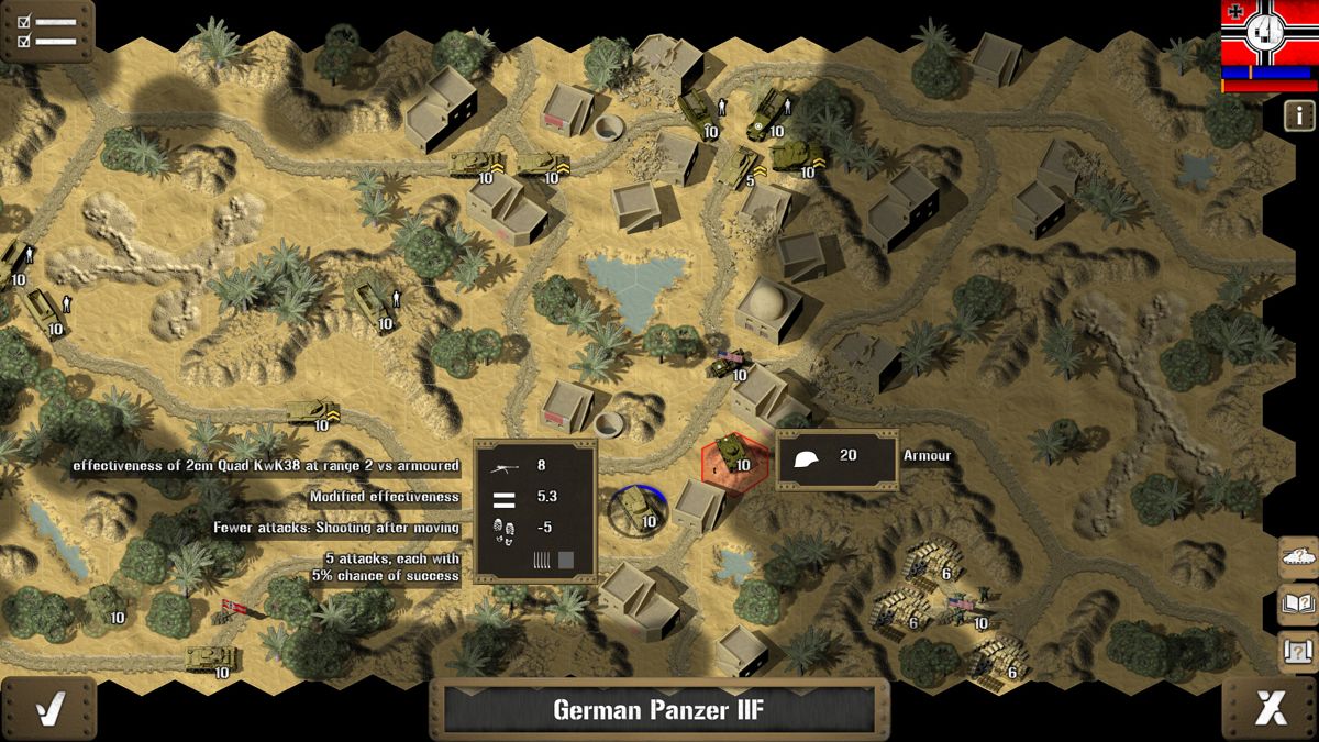 Tank Battle: North Africa Screenshot (Steam)