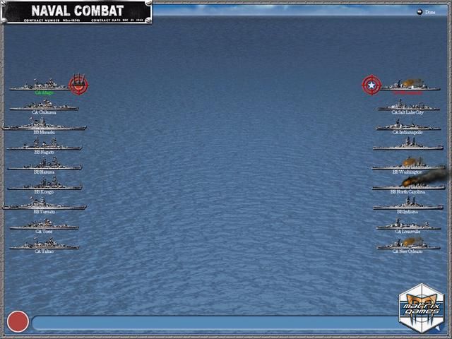 War in the Pacific: The Struggle Against Japan 1941-1945 Screenshot (Screenshots): Naval surface action