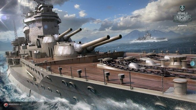 World of Warships Concept Art (worldofwarships.eu, the official European website of Wargaming.net): HMS Warspite