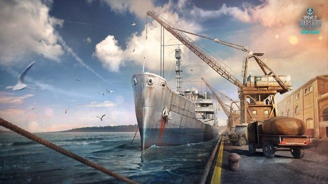 World of Warships Concept Art (worldofwarships.eu, the official European website of Wargaming.net): Seafarers Day