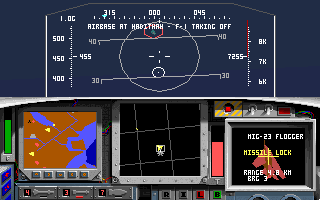 F-15 Strike Eagle II: Operation Desert Storm Scenario Disk Screenshot (F-15SEII Desert Storm VGA Slide Show)