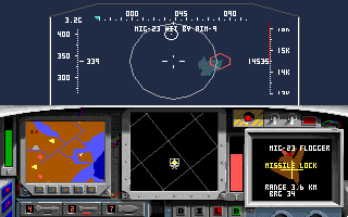 F-15 Strike Eagle II: Operation Desert Storm Scenario Disk Screenshot (F-15SEII Desert Storm VGA Slide Show)