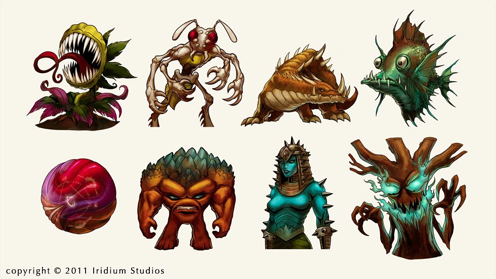 Before the Echo Concept Art (Developer's website, 2017): Creature Sprites