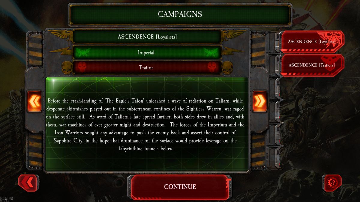 The Horus Heresy: Battle of Tallarn - Ascendance Campaign Screenshot (Steam)