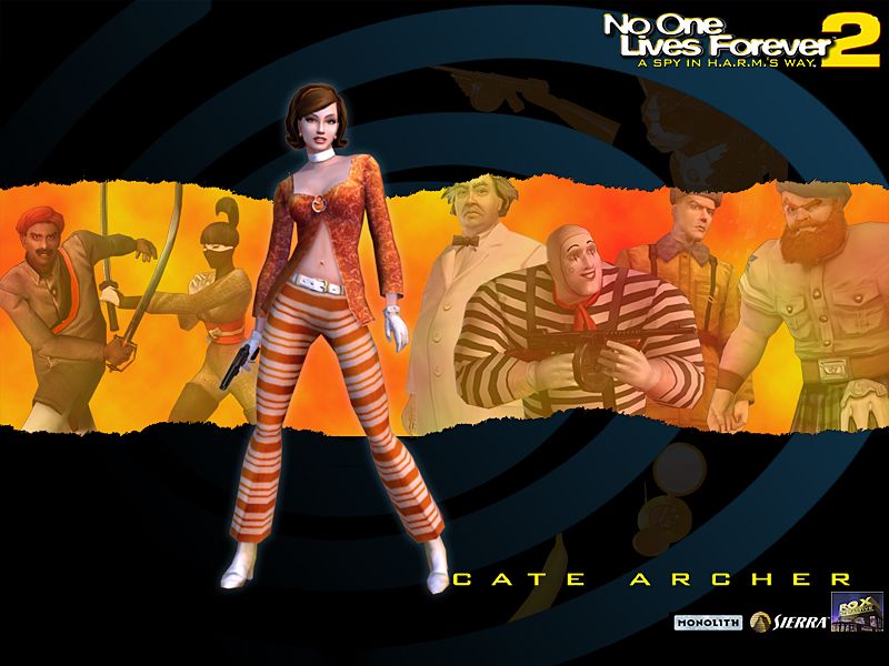No One Lives Forever 2: A Spy in H.A.R.M.'s Way Wallpaper (Official website, 2003)