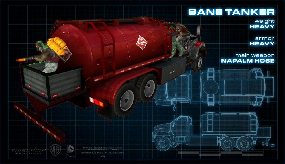 Batman Render (Developer website): Bane Tanker