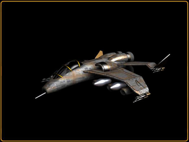Outlive Render (Continuum website, 2001): Fighter - human aircraft designed for speed and strength, it can become invisible to any means of detection and make a stealthy visit to an enemy base.